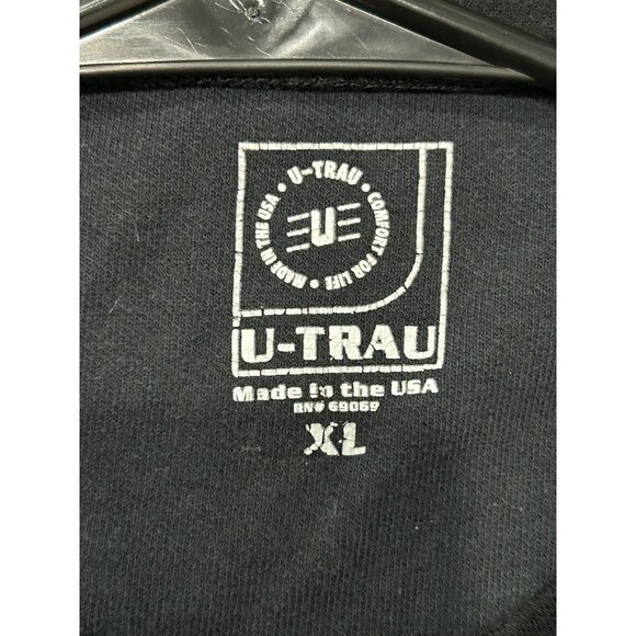 U-Trau Vanderbilt 1873 XL Long Sleeve Sweatshirt Black Retro Graphic Design - Picture 6 of 10